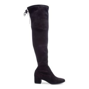 CHINESE LAUNDRY Womens Black Back Tie Mystical Round Toe Slip On Boots 7 M
